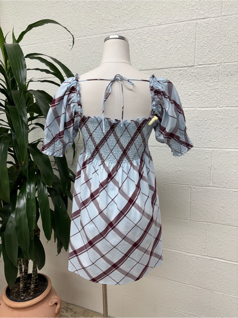 Hill House Home Athena Nap Dress in Matilda Plaid - Picture 5 of 7